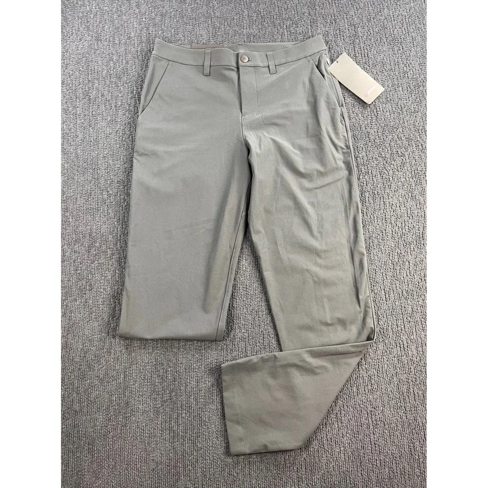 Lululemon ABC Classic-Fit Trouser 34x32 Warpstreme Obsidian Grey LM5ALTS